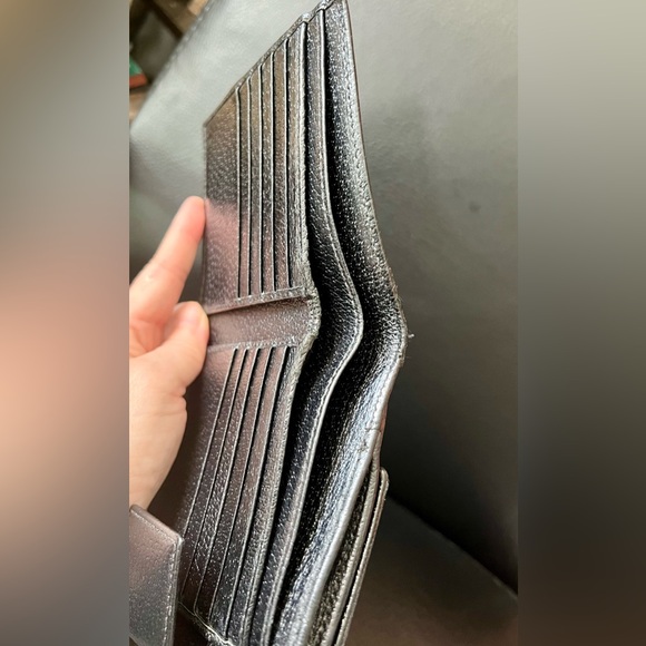 Gucci GG Mono Sherry Line Black compact wallet - Picture 10 of 11